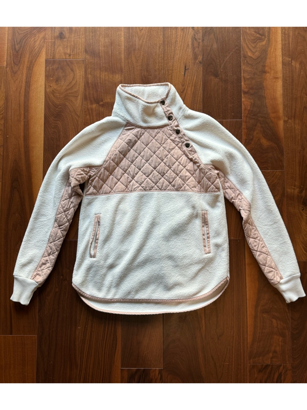 Abercrombie & Fitch Quilted Fleece Pullover